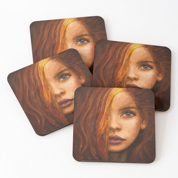 Item preview, Flame-haired girl designed and sold by IraPanyukova.