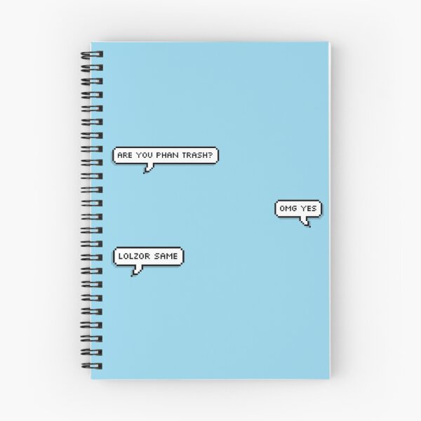 Item preview, Are You Phan Trash? - Pixel Speech Bubbles designed and sold by ohshoot.