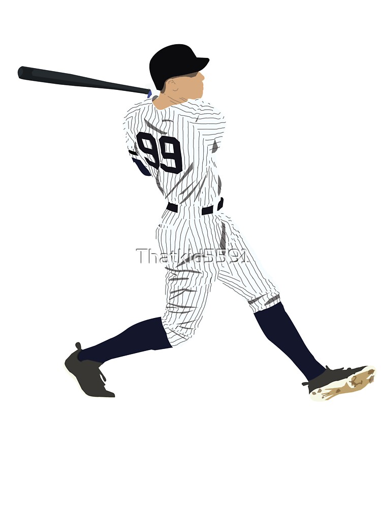 BreakingT Youth New York Yankees Aaron Judge Caricature Graphic T-Shirt