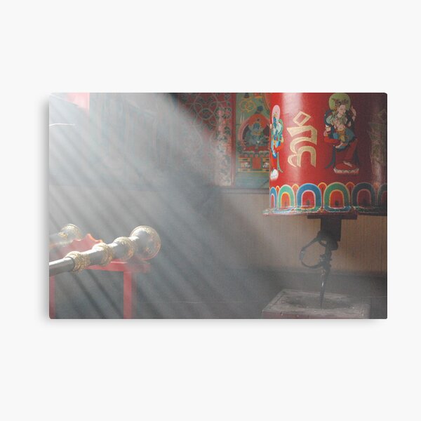 Prayer wheel Metal Print