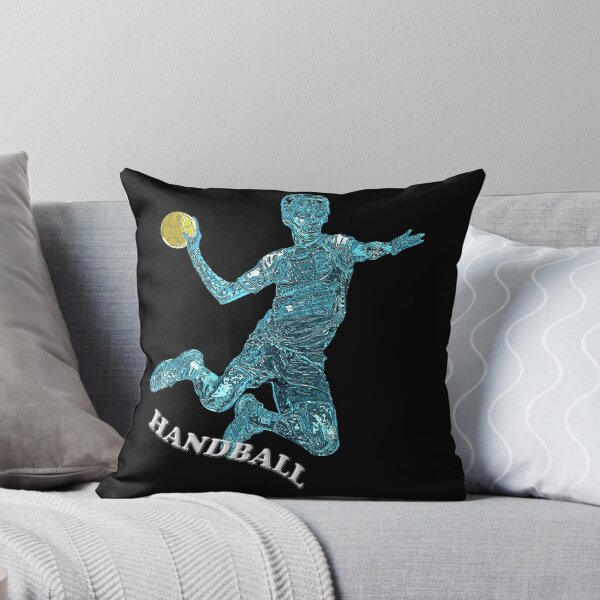 Item preview, Handball player blue silhouette designed and sold by Astralia.