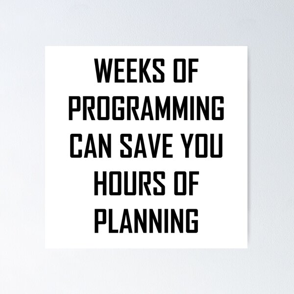 Item preview, Plan your programming. designed and sold by Ewlbo.