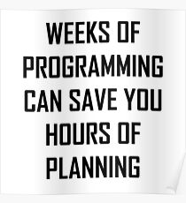 Plan your programming. Poster