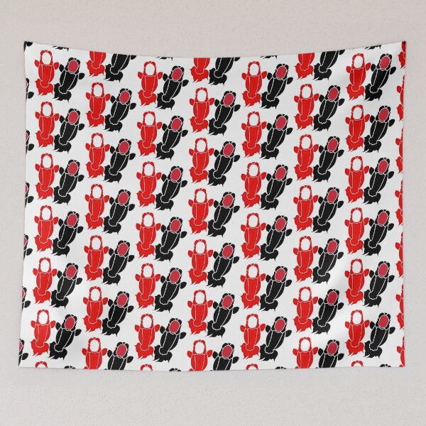 Item preview, Ranchu Goldfish Logo Pair Top View 5 designed and sold by Nosnah.