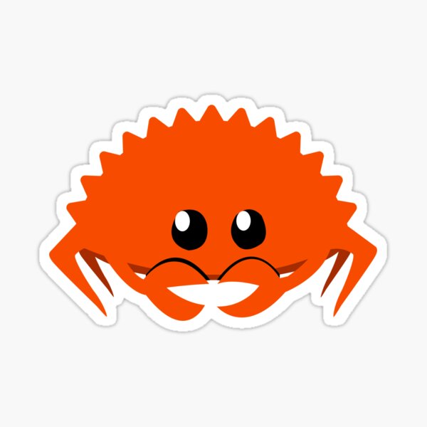 Ferris Crab Rost Sticker
