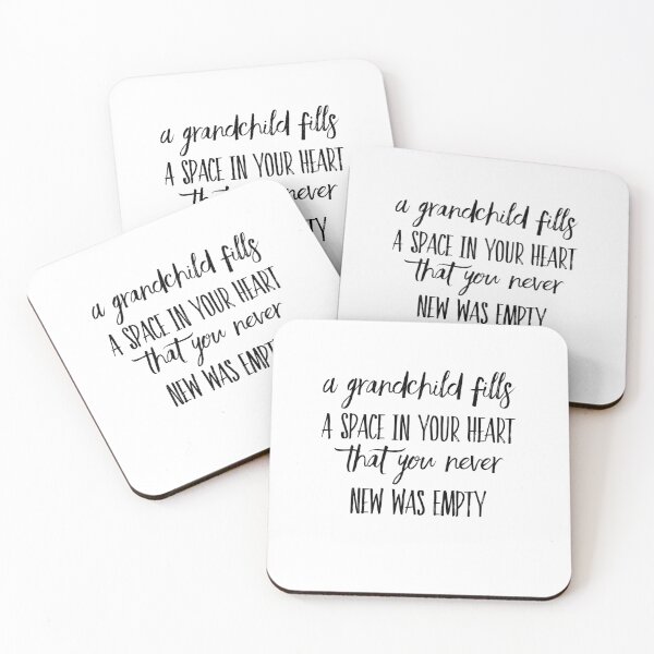 Item preview, Grandchildren Quote - A Grandchild Fills designed and sold by SuperMerchMan.