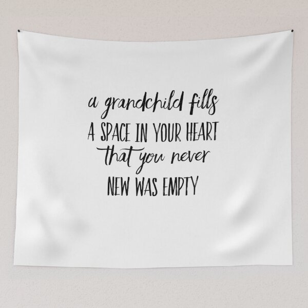 Item preview, Grandchildren Quote - A Grandchild Fills designed and sold by SuperMerchMan.