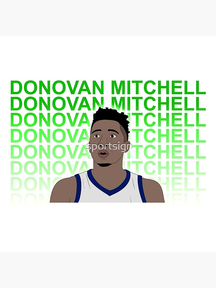 How to Draw Donovan Mitchell for Kids - NBA Utah Jazz 