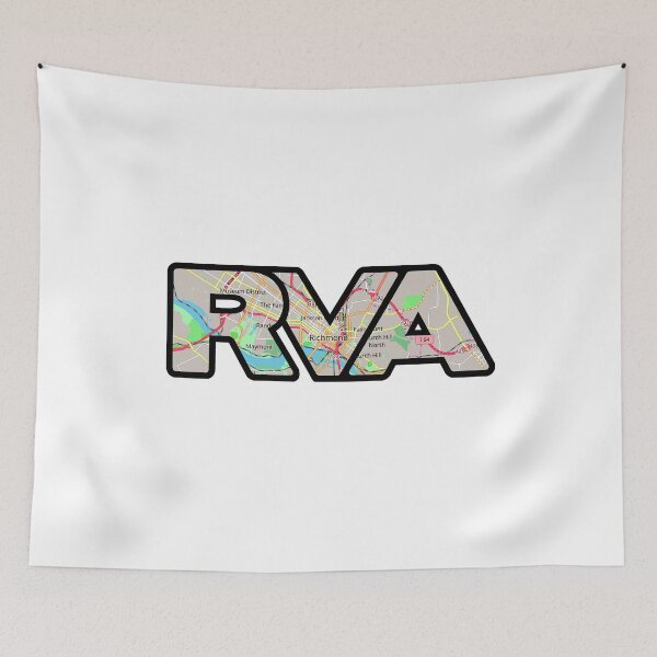 Item preview, RVA Map Logo in Color designed and sold by L.  E. Woodson.