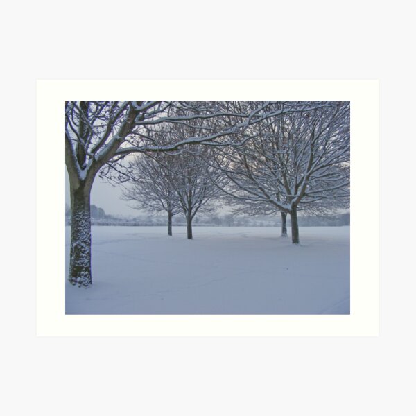 Exeter @ Winter Art Print