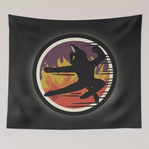 Item preview, Kung-fu cat designed and sold by BATKEI ART.