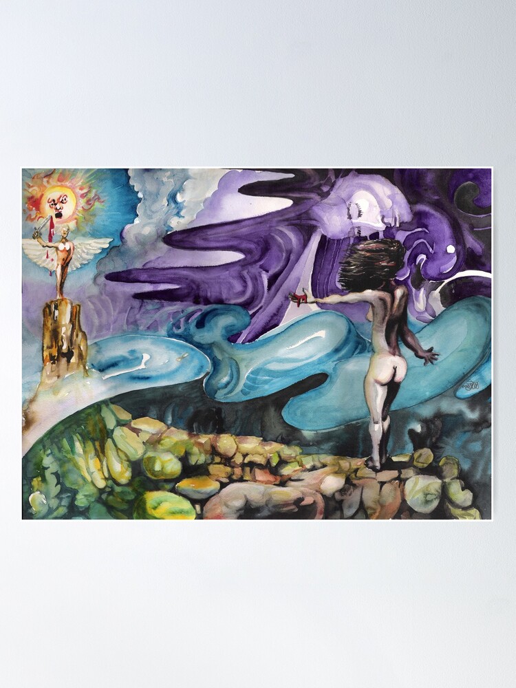 Thumbnail 2 of 3, Poster, Spilt Blood and Personifications designed and sold by Davol White.