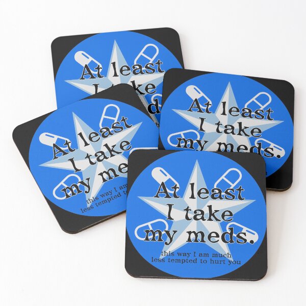Item preview, I take my meds -blue designed and sold by RenaInnocenti.