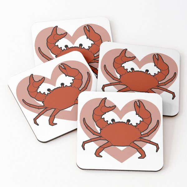 Item preview, Cute Crab Heart for Crab Lovers designed and sold by eternallygifted.