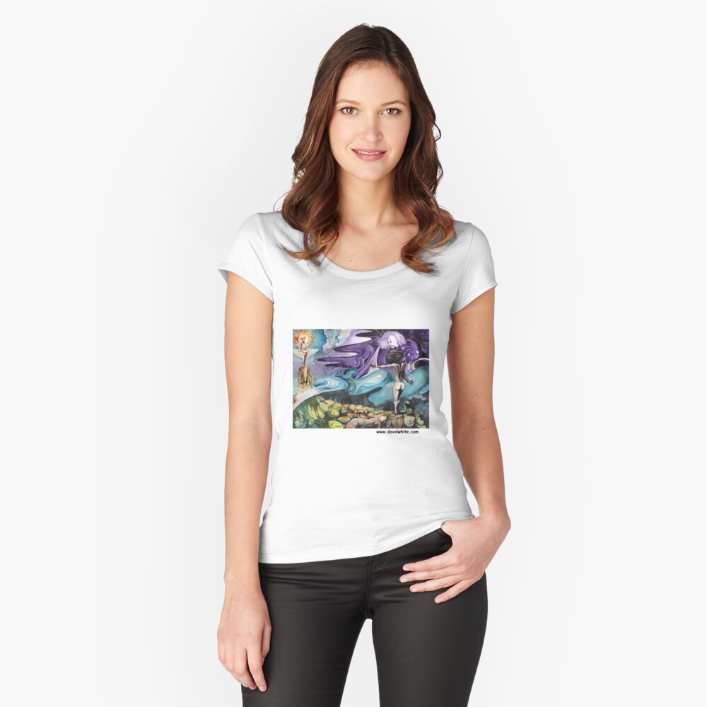 Item preview, Fitted Scoop T-Shirt designed and sold by dajson.