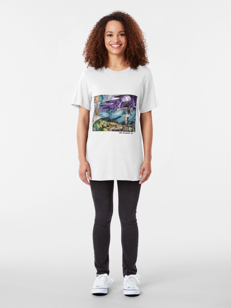 Alternate view of Spilt Blood Slim Fit T-Shirt