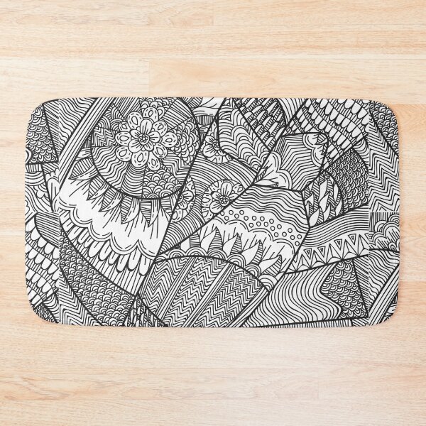 Item preview, Black and White, Lines, Abstract  Pattern designed and sold by acarrollton.