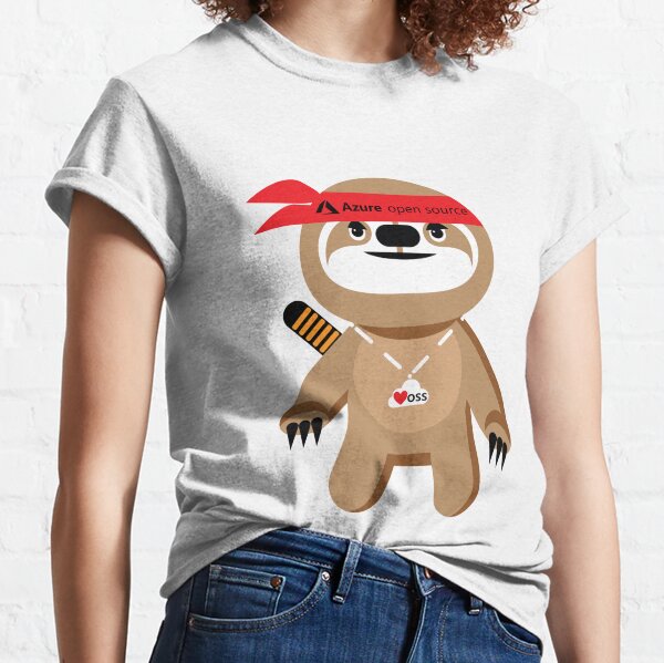 Ninja Sloth T Shirts Redbubble - sloth premium white tee roblox