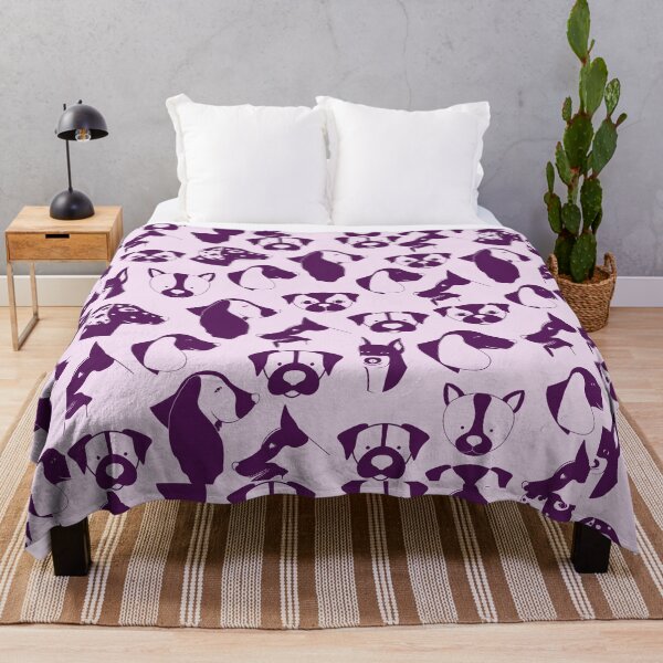 Item preview, Dog, Dalmation, Pug, Labrador, Purple Pattern designed and sold by acarrollton.