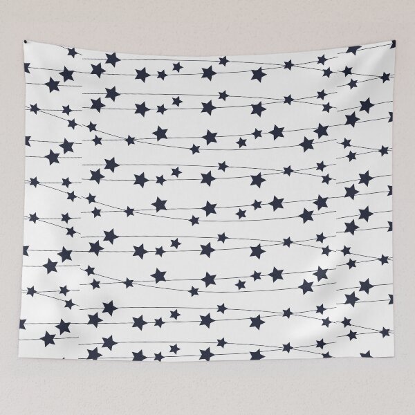 Item preview, Stars, Blue and White  Pattern designed and sold by acarrollton.
