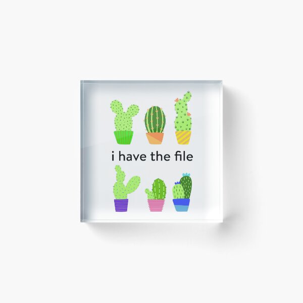 Item preview, The Good Place - I Have the File Cacti designed and sold by playbillpaintng.