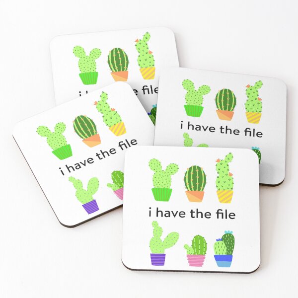 Item preview, The Good Place - I Have the File Cacti designed and sold by playbillpaintng.