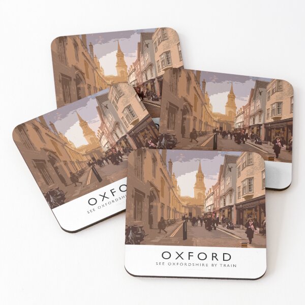 Item preview, Oxford (Railway Poster) designed and sold by andrewroland.