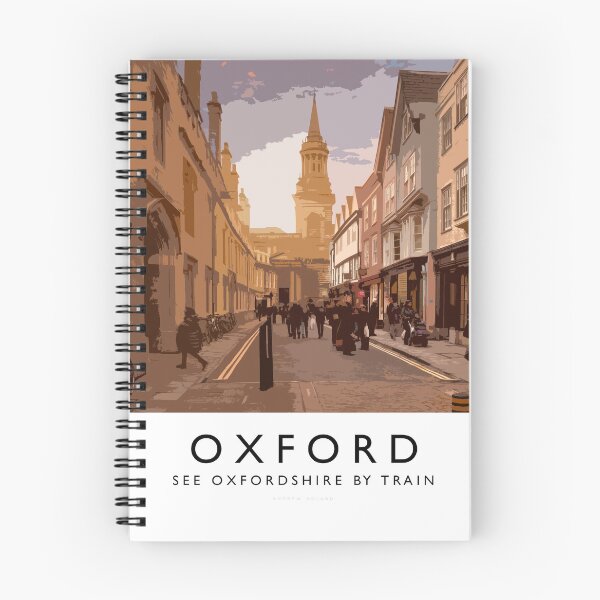 Item preview, Oxford (Railway Poster) designed and sold by andrewroland.