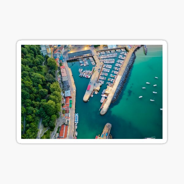 Vista previa del artículo con la obra «Vista aérea de Donostia San Sebastián # 12», diseñado y vendido por M Tchaikovsky.