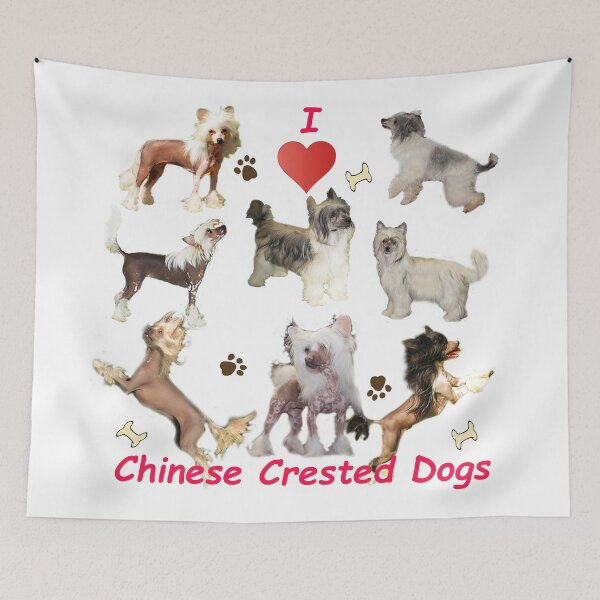 Item preview, I love Chinese Crested Dogs designed and sold by Batiste.