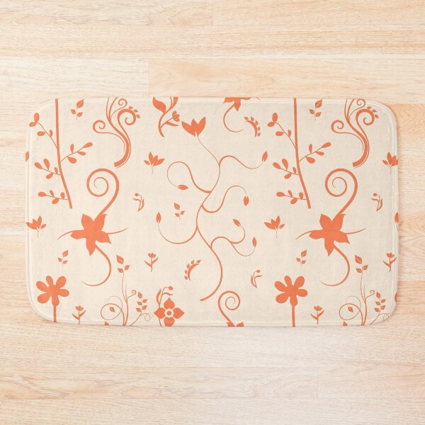 Item preview, Living Coral Delicate Floral Pattern designed and sold by Gravityx9.