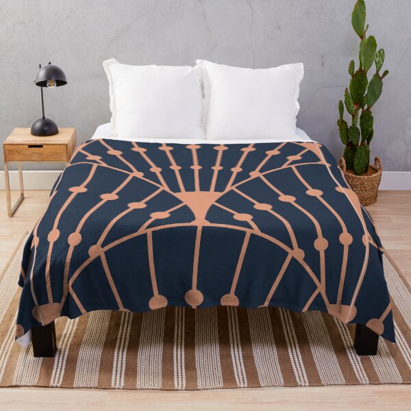 Item preview, Blue, Orange, Abstract, Shapes Pattern designed and sold by acarrollton.