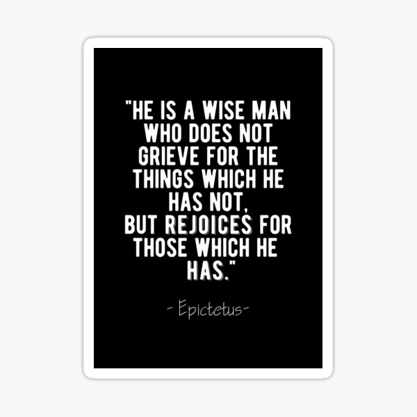 Item preview, Be Grateful - Epictetus Stoic Quote designed and sold by MotivationFlow.