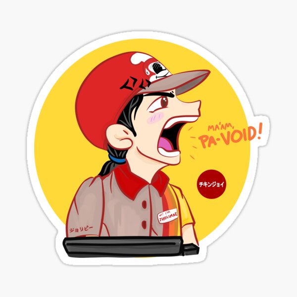 Maam Pa Void Jollibee Sticker For Sale By Aydapadi Redbubble