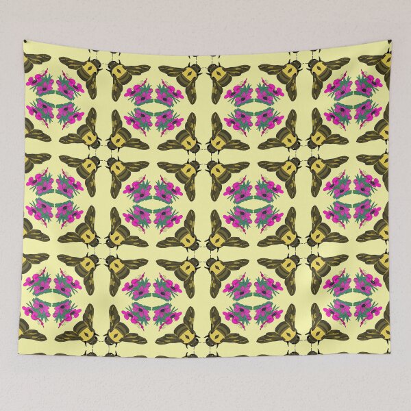 Item preview, The bee and the flower designed and sold by artinterrupted.