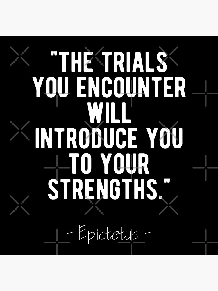 Strength - Epictetus Stoic Quote by MotivationFlow