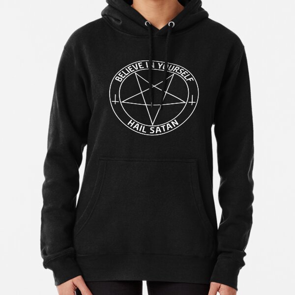 Item preview, Believe In Yourself Hail Satan designed and sold by Eugen Maevsky.