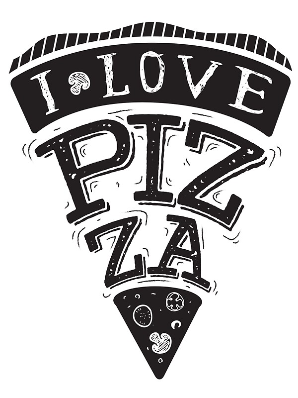 &quot;I Love Pizza!&quot; Stickers by adiruhendi Redbubble