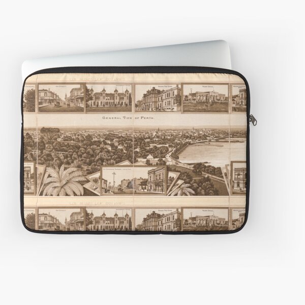 Western Australia general view of Perth from the State Library of Western Australia Laptop Sleeve