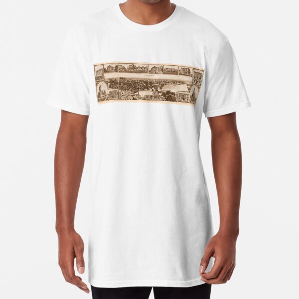 Western Australia general view of Perth from the State Library of Western Australia Long T-Shirt