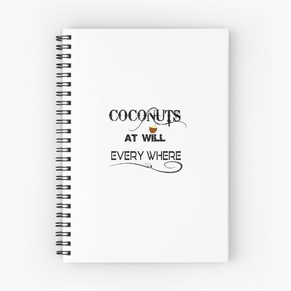 Item preview, T SHIRT FUN "COCONUTS AT WILL EVERY WHERE" designed and sold by Ralek.