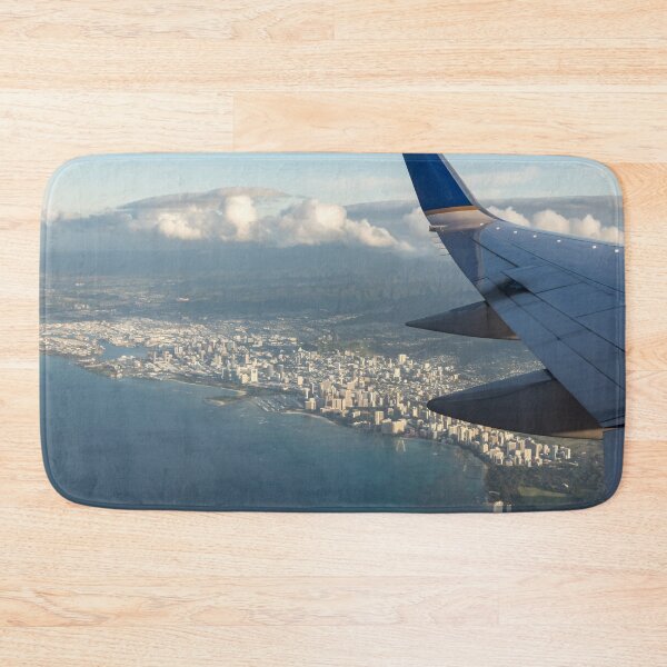 Item preview, Goodbye Hawaii - Honolulu Waikiki and Pearl Harbor Aerial  designed and sold by Georgia Mizuleva.