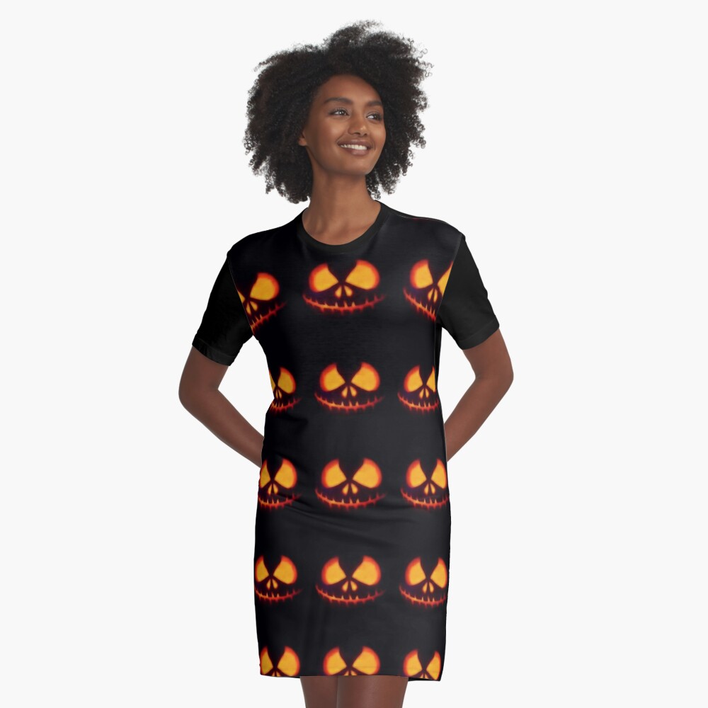 pumpkin tshirt dress