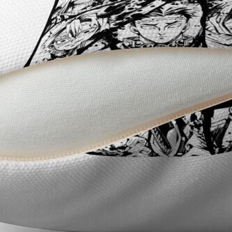 Alternate view of demon slayer Floor Pillow