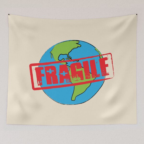 Item preview, Fragile Earth Handle With Care designed and sold by pinkheretic.