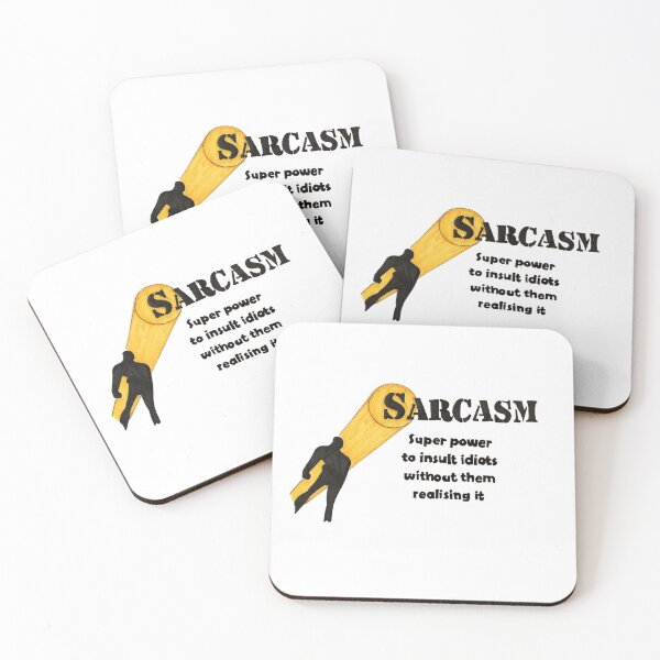 Item preview, Sarcasm Superpower To Insult Idiots Without Them Realising It designed and sold by HighArtDesigns.