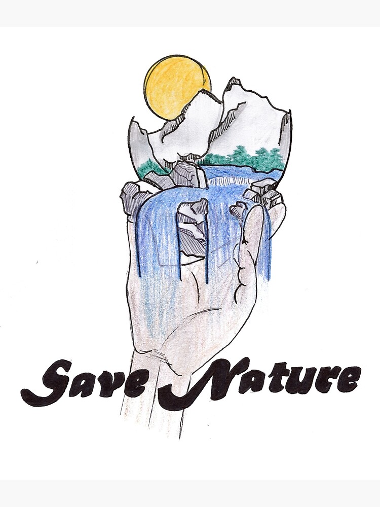 Earth in the hands. Save our planet. Hand drawn watercolor logo on paper.  Earth Day. Poster. Stock Illustration | Adobe Stock