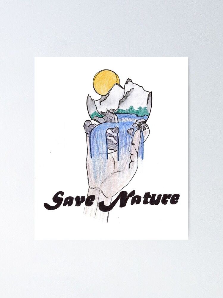 Save nature Poster drawing easy | nature, art, drawing, art of painting, natural  environment | Save nature Poster drawing easy #savethenature #nature # SAVENATURE #ENVIRONMENT #stoppollution #poster #art #drawing #painting  #scenerydrawing... | By ...