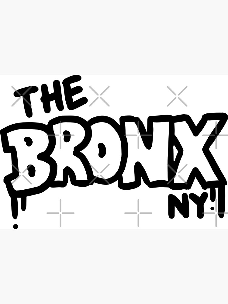 "The Bronx NY New York NYC Graffiti Tag hand lettering" Canvas Print
