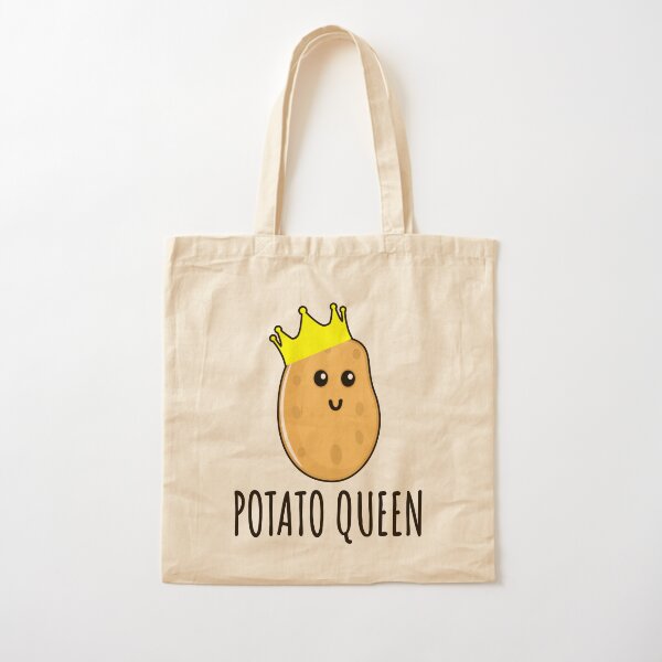 Potato Queen - Funny Potato gift Cotton Tote Bag